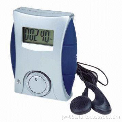 Multifunction Novelty Pedometer with Calorie Counter, Radio and Alarm Clock